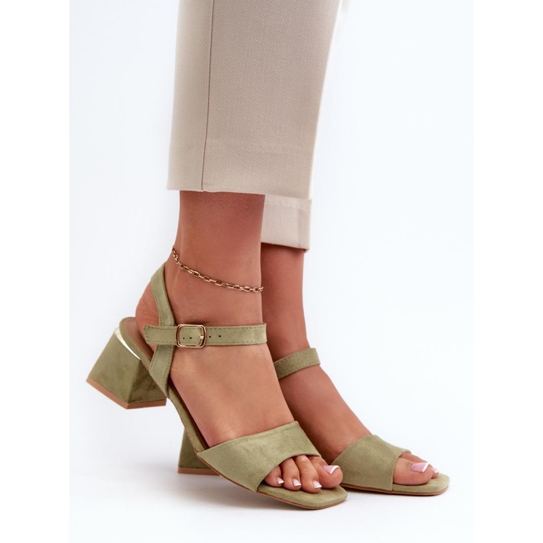 Step in style Sandale Model Leisha LT33-10 Green - Zakoračite sa stilom zelena 1