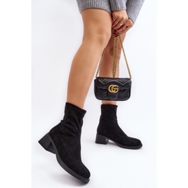 Step in style Čizme Model Aphroteia 23BT35-6449 Black Suede - Korak sa stilom crna 2