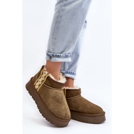 Step in style Čizme za snijeg Model Vebissat W5829 Zelene - Zakoračite sa stilom zelena 1