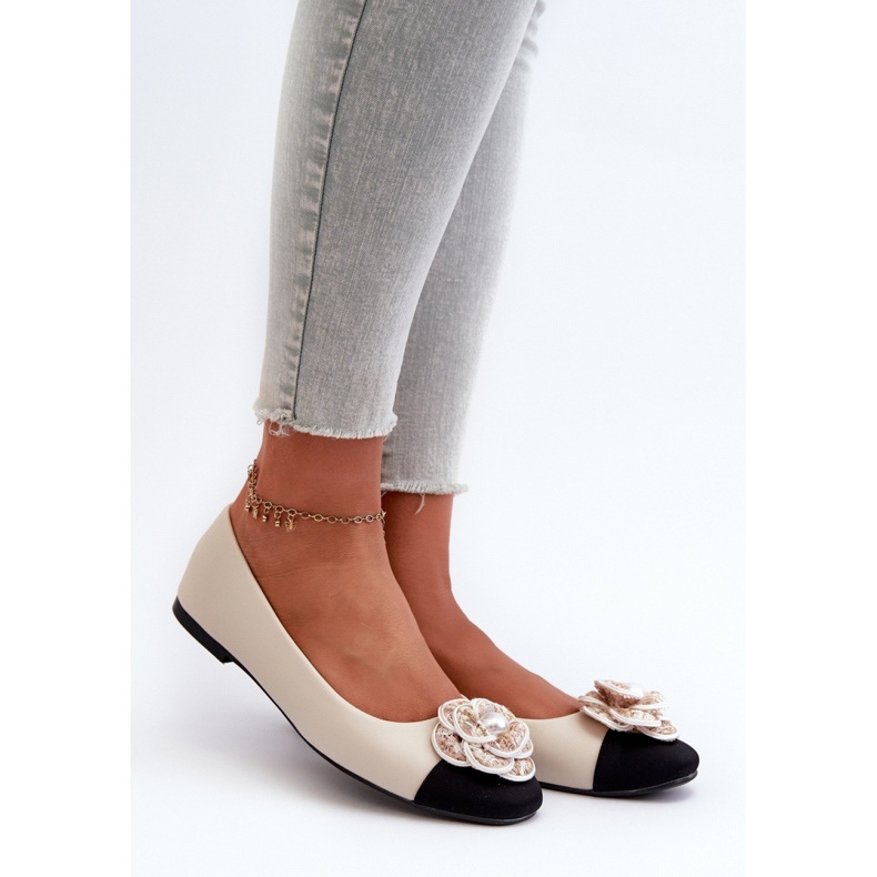 Step in style Balerinke Model Divinella T601P Bež - Zakoračite sa stilom 1