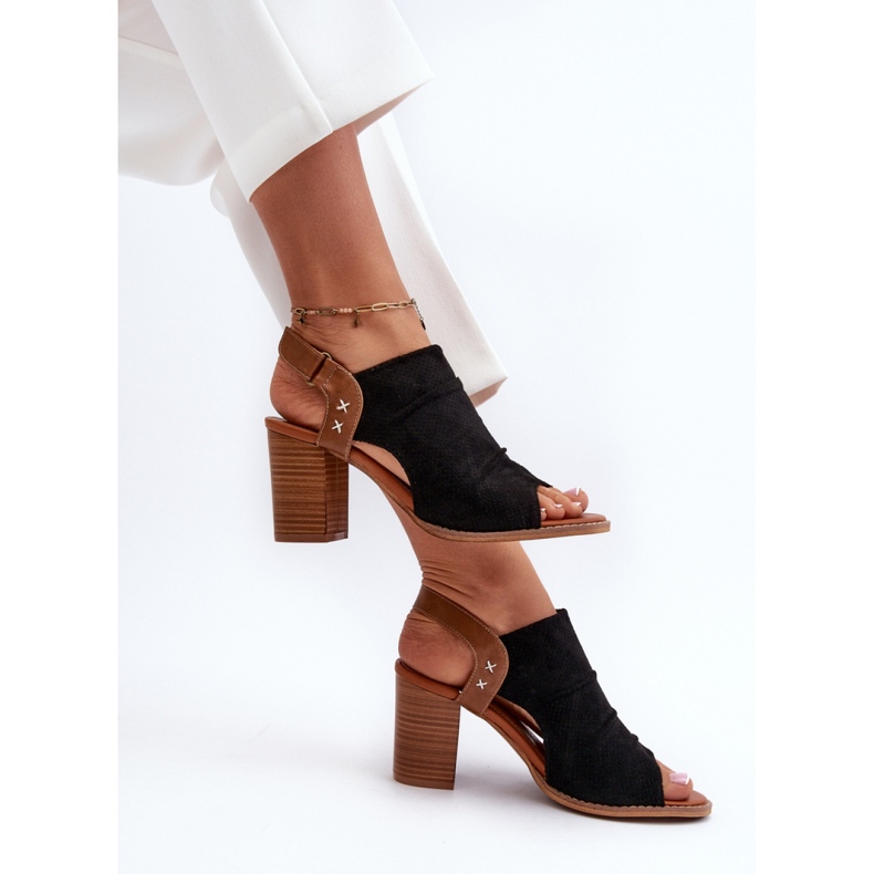 Step in style Sandale Model Rosca 24SD35-7184 Crna - Koračite sa stilom crno 1