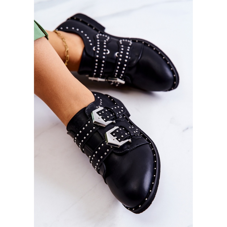 Step in style Cipele Model Lu Boo XW37311 Black Leather - Zakoračite sa stilom crno 2