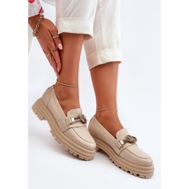 Step in style Natikače Model Laura Messi 2780 Bež - Zakoračite sa stilom 1