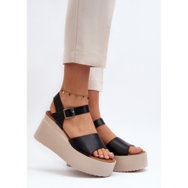 Step in style Sandale Model Geferia PS18 Black - Korak sa stilom crno 1