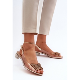 Step in style Sandale Model Da MR38-388 Pink Gold - Zakoračite sa stilom ružičasta 1