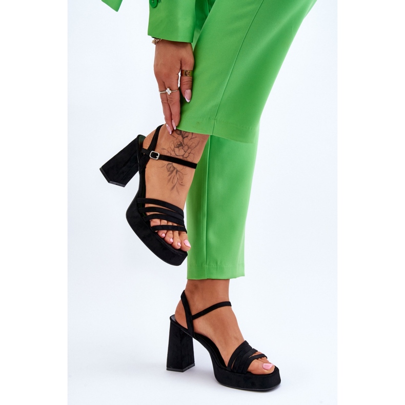 Step in style Sandale Model Verda ZY222 Black - Zakoračite sa stilom crna 2