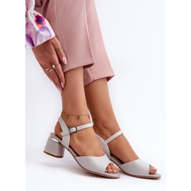 Step in style Sandale Model Sergio Leone SK876 Siva - Zakoračite sa stilom 1