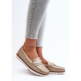 Step in style Mokasine Model Nestalia 834281 Zlatne - Zakoračite sa stilom žuta boja 1