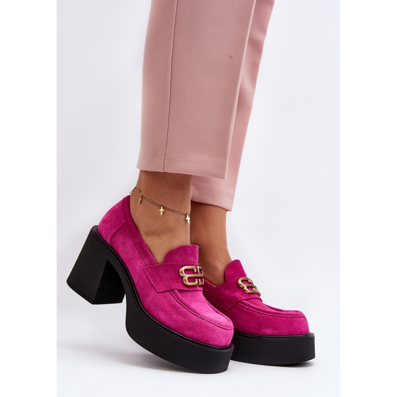 Step in style Cipele Model Zazoo 20170 Fuchsia Suede - Zakoračite sa stilom ružičasta 1
