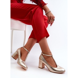 Step in style Cipele Model Raniyah 834283 Zlatne - Zakoračite sa stilom žuta boja 1