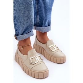 Step in style Cipele Model Lewski 3398 Beige Svijetli ukras - Zakoračite sa stilom bež 1