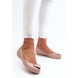 Step in style Balerinke Model Zaxy NN285010 Nude - Zakoračite sa stilom bež 1