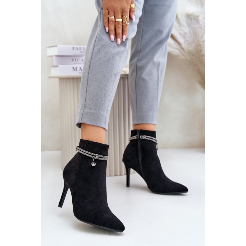 Step in style Čizme Model Vinceza 16469 Black - Zakoračite sa stilom crna 1