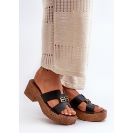 Step in style Japanke za sandale Model Zazoo 40412 crne - Zakoračite sa stilom crna 1