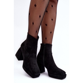 Step in style Čizme Model Abnous NS293P Black - Zakoračite sa stilom crno 1