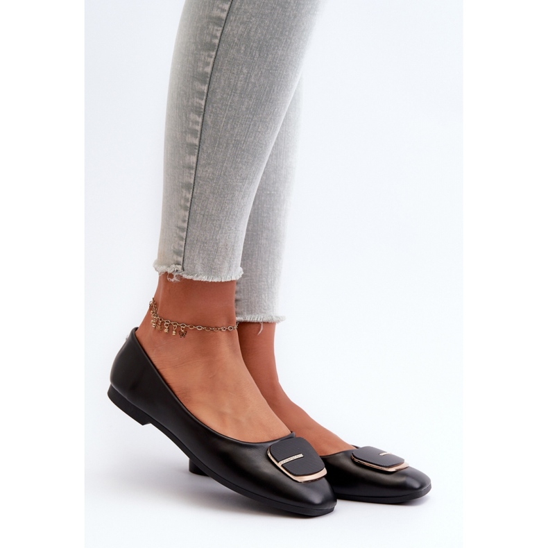 Step in style Balerinke Model Edoslli ZA37 Black - Zakoračite sa stilom crno 1