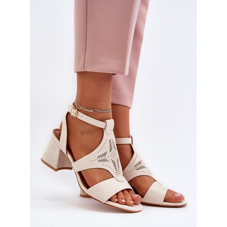 Step in style Sandale Model Eleriva N24-028 Bež - Zakoračite sa stilom 1