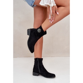 Step in style Čizme Model Lerioria ASA198-28 Black - Zakoračite sa stilom crno 1