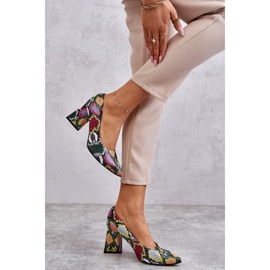 Step in style Cipele na cipele Model Lewski Cipele 3277 Wąż Višebojne - Zakoračite sa stilom raznobojna 2