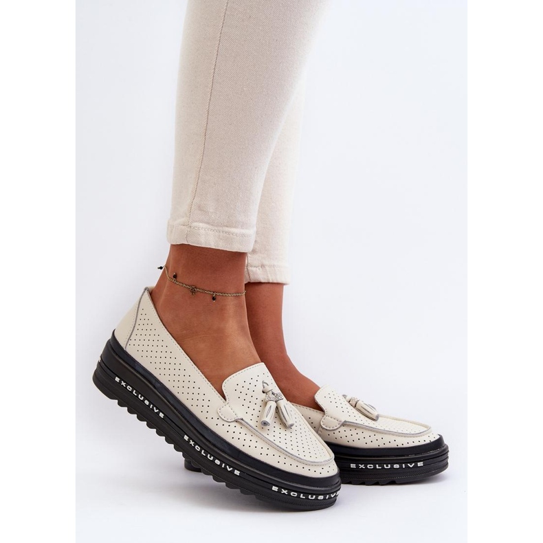 Step in style Mokasine Model Assetnima 24PB18-7176 Bež - Zakoračite sa stilom 1