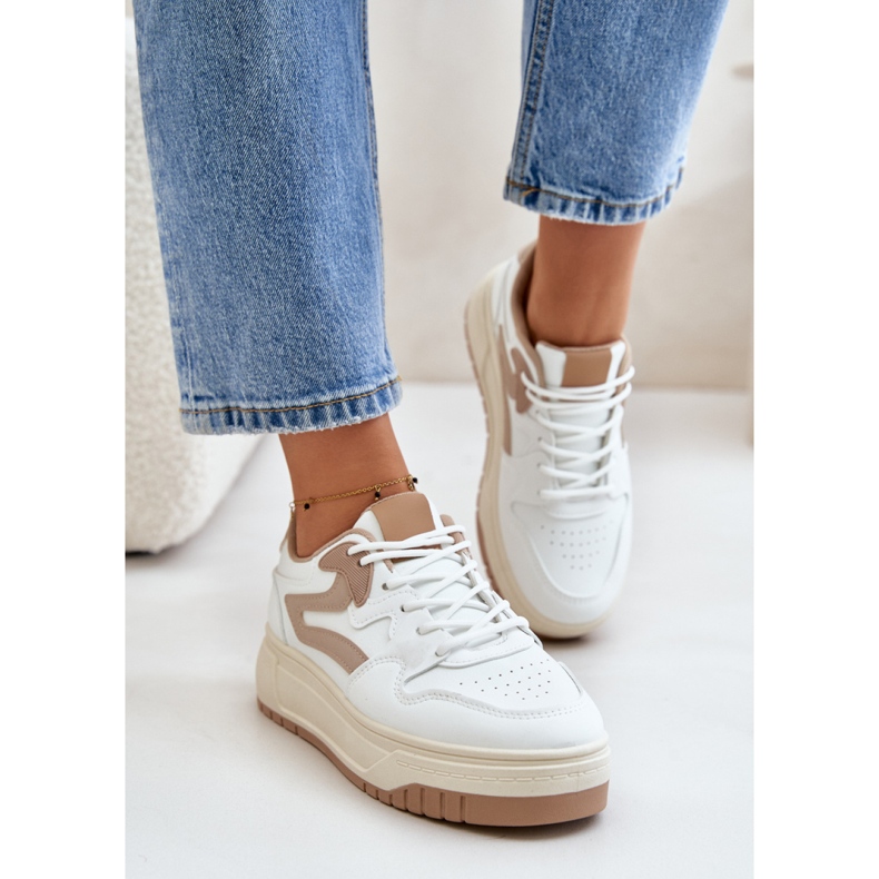 Step in style Sportske cipele Model Henizore 1W-N3 Bijela/Bež - Zakoračite sa stilom 1