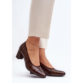 Step in style Cipele Model Cynania 58307 Smeđe - Zakoračite sa stilom smeđa 1