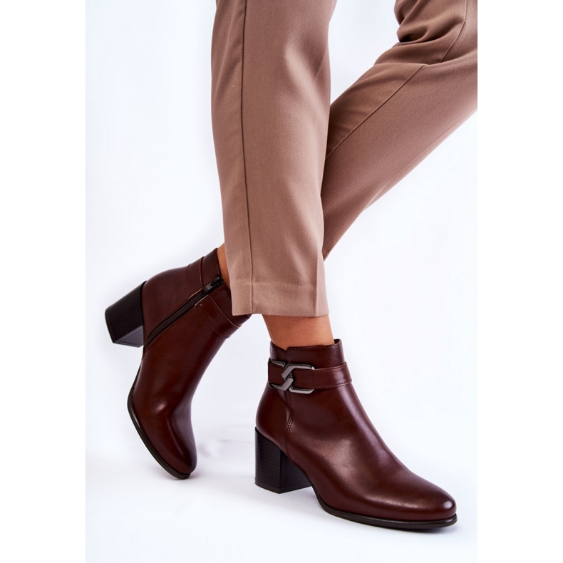 Step in style Čizme Model Astrid BT604 Brown - Zakoračite sa stilom smeđa 2