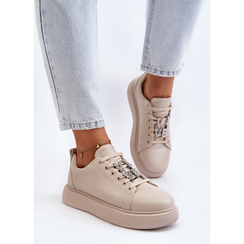 Step in style Sportske cipele Model 72300 Dysuria Beige - Zakoračite sa stilom bež 1