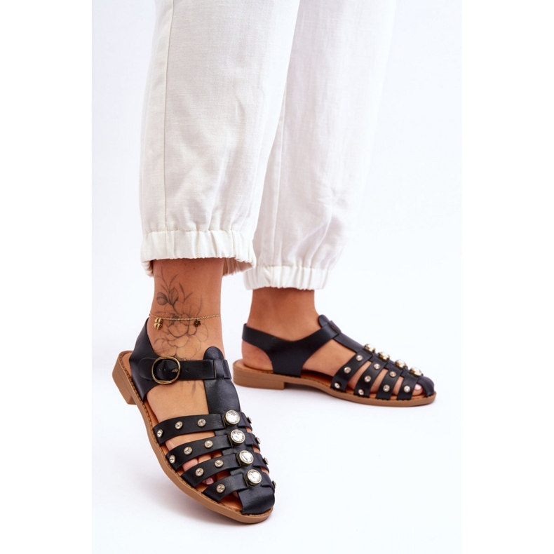 Step in style Sandale Model Ascot G-13 crne - Zakoračite sa stilom crna 1