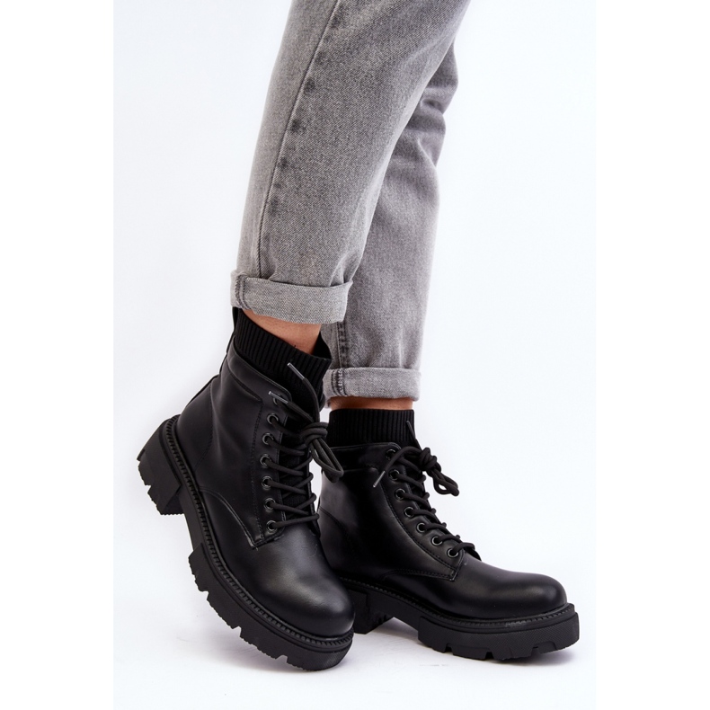 Step in style Trappers Model Rivella BM25 Black - Zakoračite sa stilom crno 1