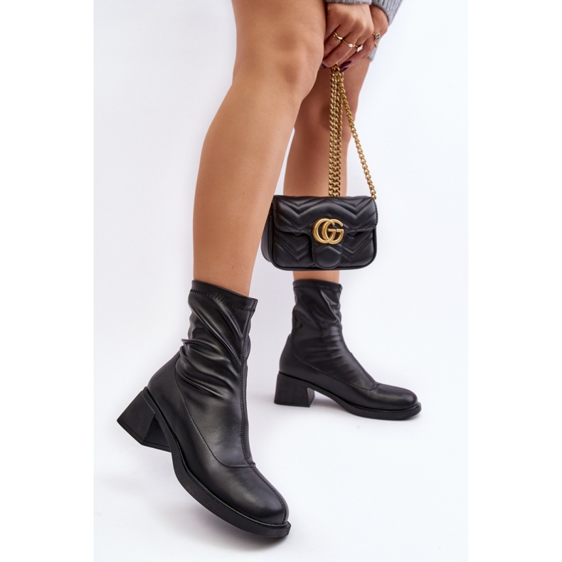 Step in style Čizme Model Aphroteia 23BT35-6449 Crna koža - Korak sa stilom crno 1