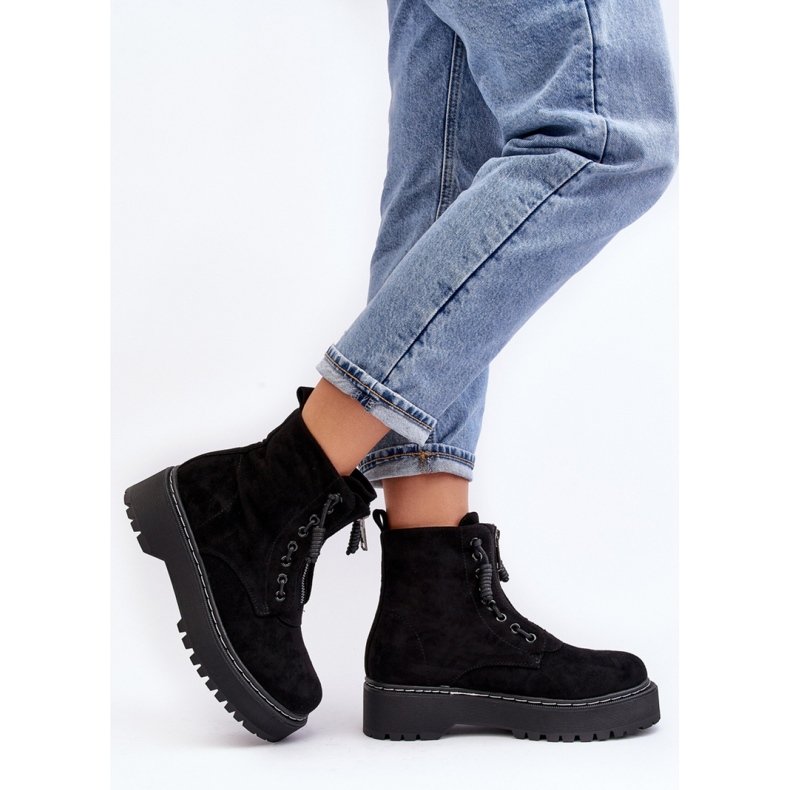 Step in style Čizme Model Edivame M532-1 Black - Zakoračite sa stilom crno 1