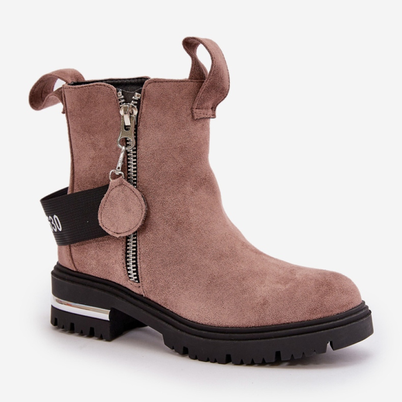 Step in style Čizme Model Calvaro NC1279 Tamno bež - Zakoračite sa stilom 2