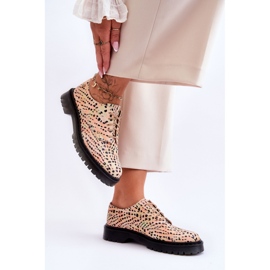 Step in style Oxford cipele Model Maciejka 04087-18 Orange/Black - Korak sa stilom naranča 1