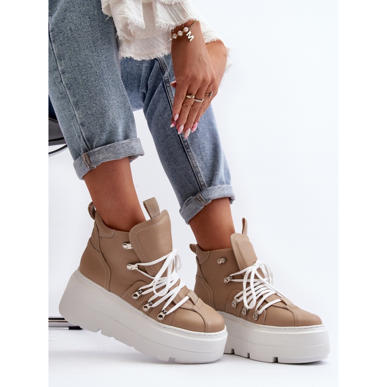 Step in style Sportske cipele Model Zazoo 3416 Bež - Zakoračite sa stilom 1