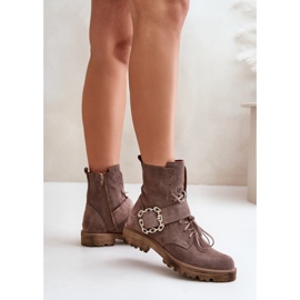 Step in style Čizme Model Zazoo 2951/037 Tamno bež - Zakoračite sa stilom 1