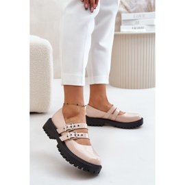 Step in style Cipele Model Terione 3231 Beige Lakier - Zakoračite sa stilom bež 1