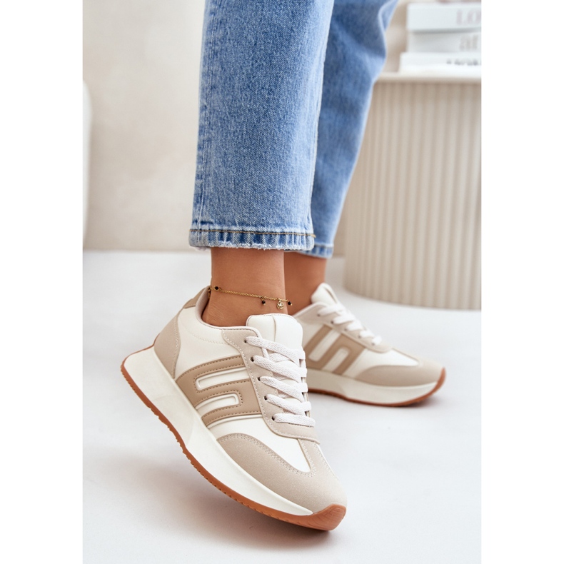 Step in style Sportske cipele Model Thari 1W-N1 Bež - Zakoračite sa stilom 1