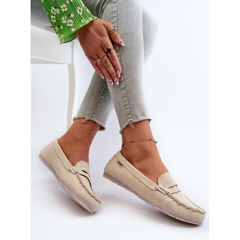 Step in style Mokasine Model Celoria M502-8 Svijetlo bež - Zakoračite sa stilom 1
