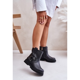 Step in style Čizme Model Lewski 3435 Black - Zakoračite sa stilom crna 1
