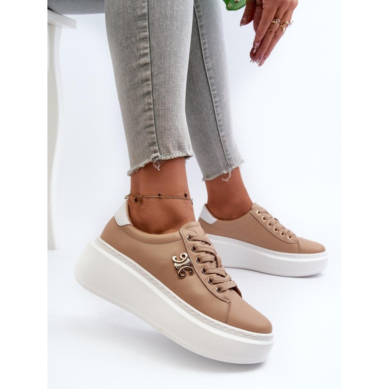 Step in style Sportske cipele Model Pernalia Y138-63 Smeđe - Zakoračite sa stilom smeđa 2