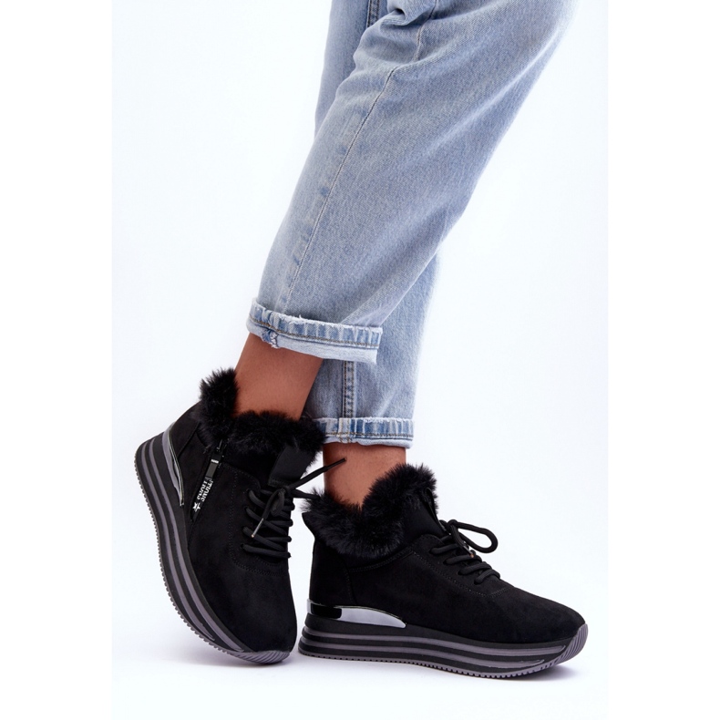 Step in style Sportske cipele Model Jamarie 21-Q99 crna - Zakoračite sa stilom 1