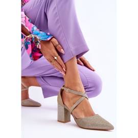 Step in style Cipele Model Galaxy LY-9237-3 Zlatne - Zakoračite sa stilom žuta boja 1