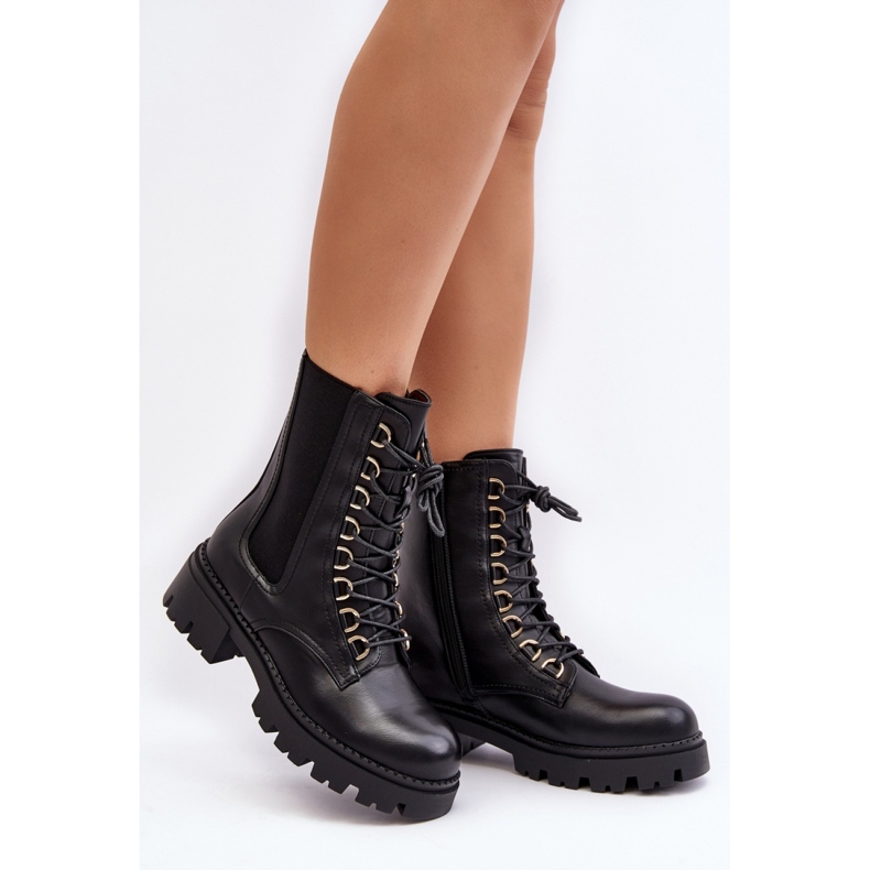 Step in style Radnički model Charmea F33 Crna koža - Zakoračite sa stilom 1