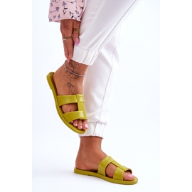 ZAXY veganske ženske papuče zelena 2