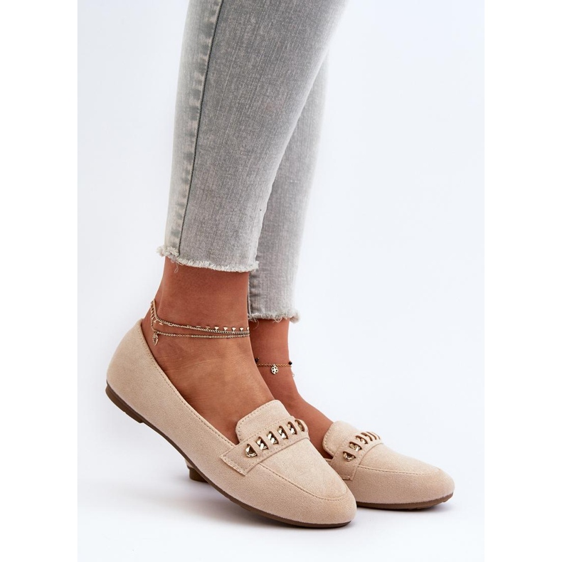 Step in style Mokasine Model Aredilla 9988-73 Bež - Zakoračite sa stilom 1