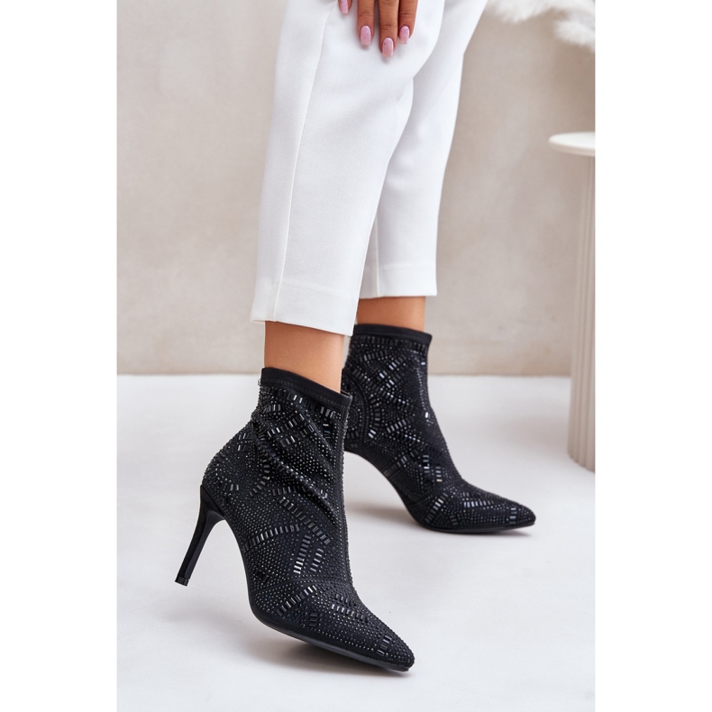 S.Barski HY42-161 Crne čizme crna 1