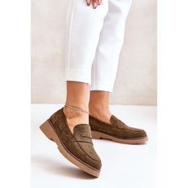 Mokasine Model C-528 Tamno zelene zelena 1