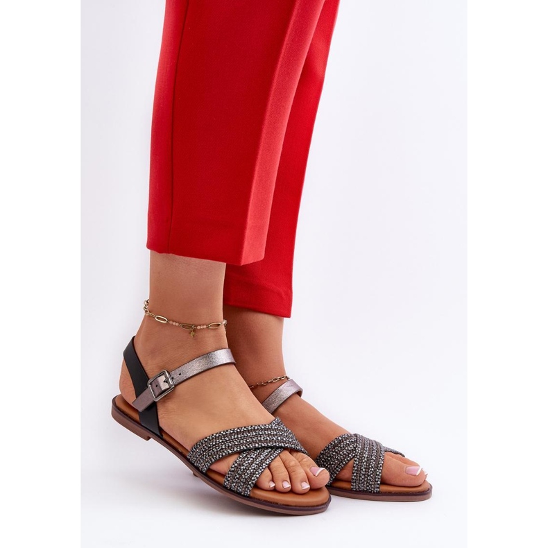 S.Barski MY923 Crne sandale crna 1