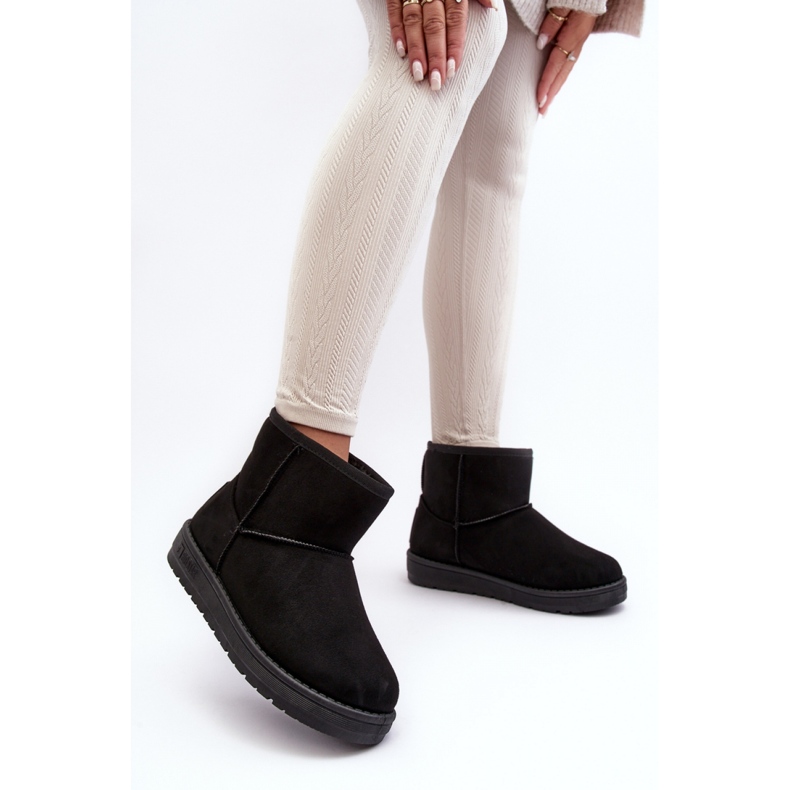 Big Star MM274158 Crne čizme za snijeg crno 1